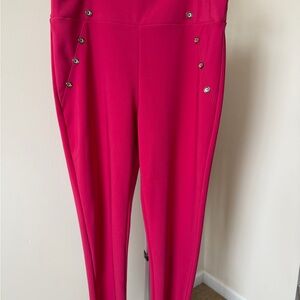 AU SPORTS Fuchsia Ankle-Length Pants/Leggings 3X